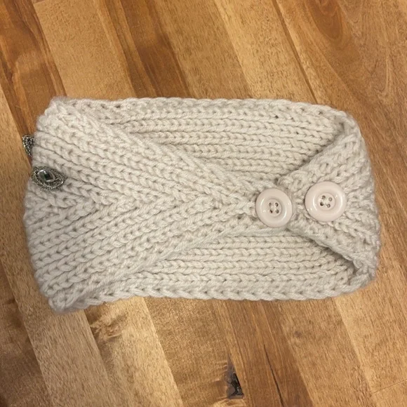 Embellished Cold Weather Head-Wrap - Picture 3 of 3